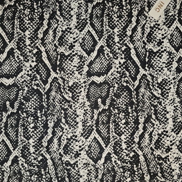 CULPOS x INC International Concepts Black and White Bodycon Sweater Dress, Sz L - Picture 3 of 6